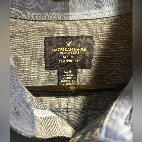 One of a kind flannel with patch - Picture 4 of 4